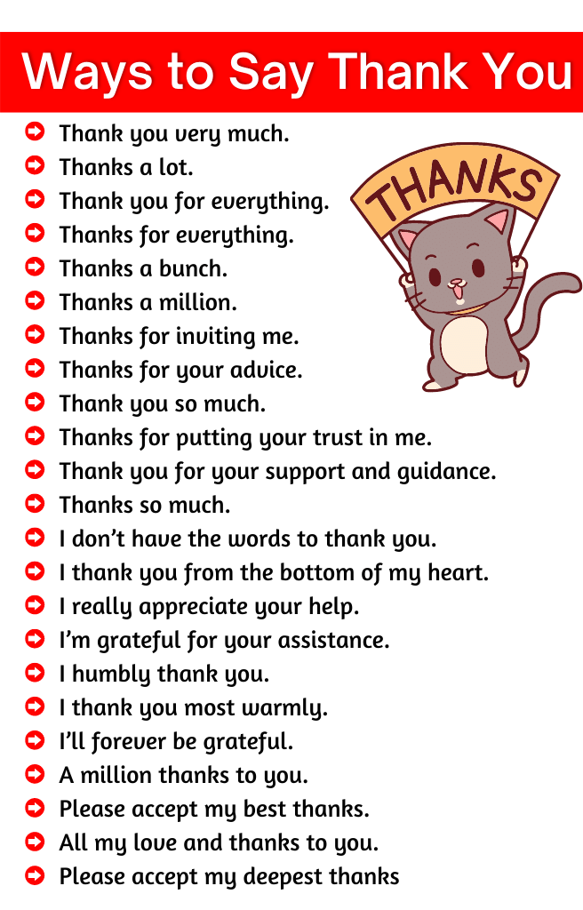 Thank you for all you do: 100+ ways to express gratitude