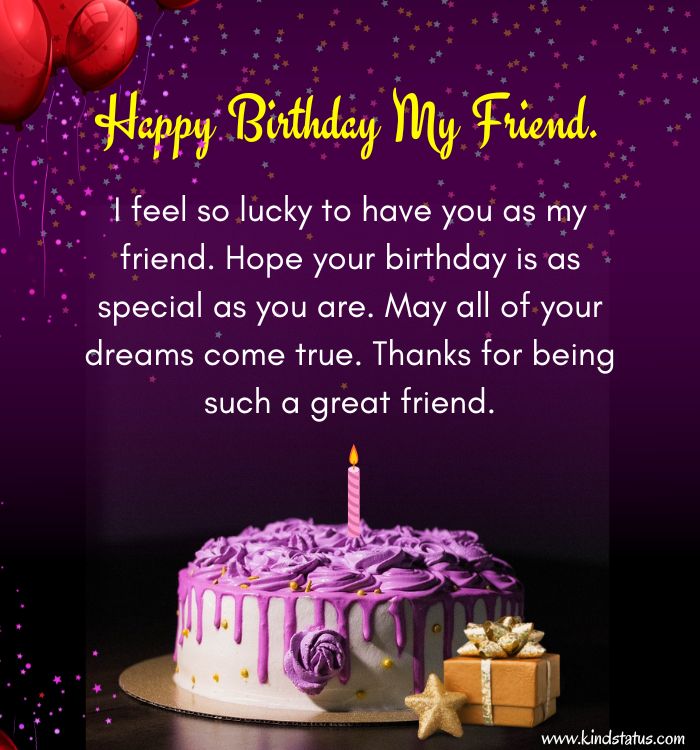 150+ Happy Birthday Wishes for Best Friend » KindStatus.com