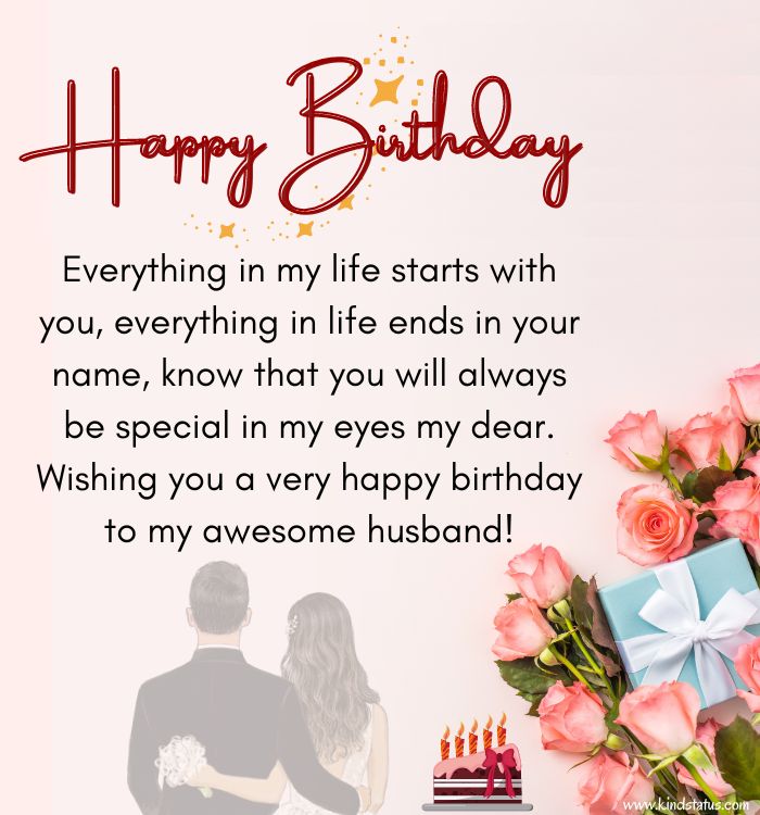 Birthday Wishes for Husband » KindStatus.com